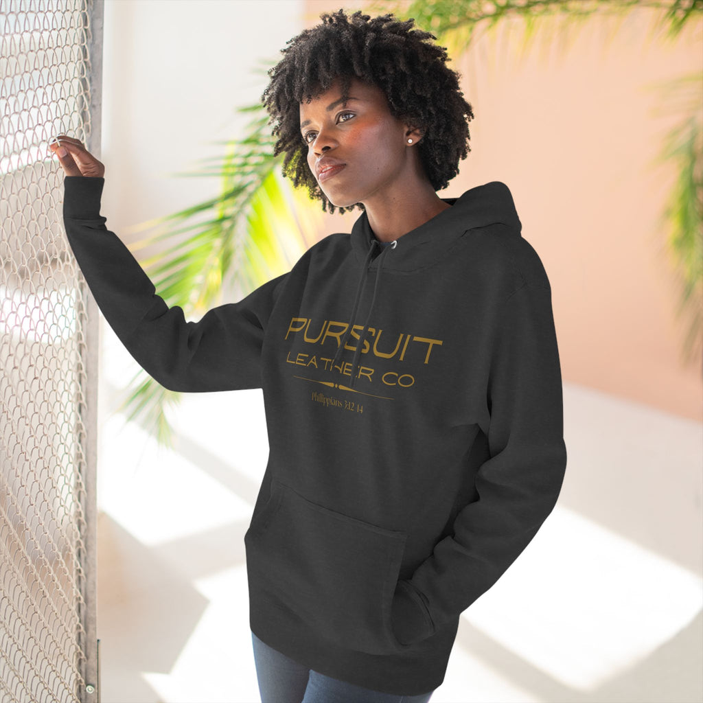 Pursuit Leather Fleece Hoodie