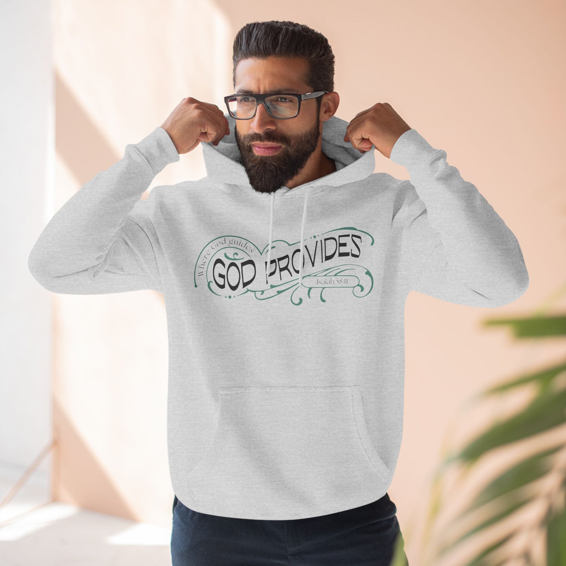 God Provides Fleece Hoodie