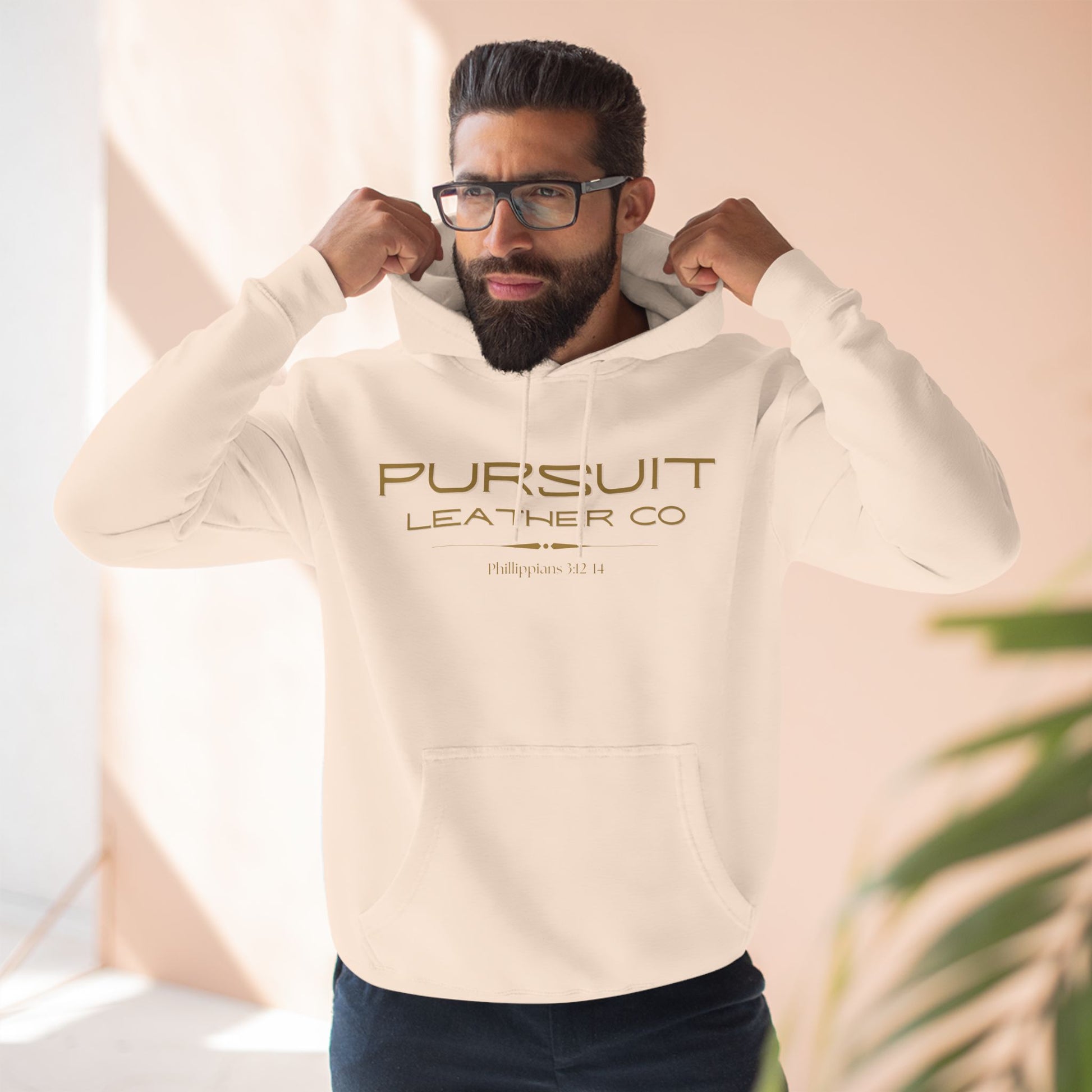 Pursuit Leather Fleece Hoodie