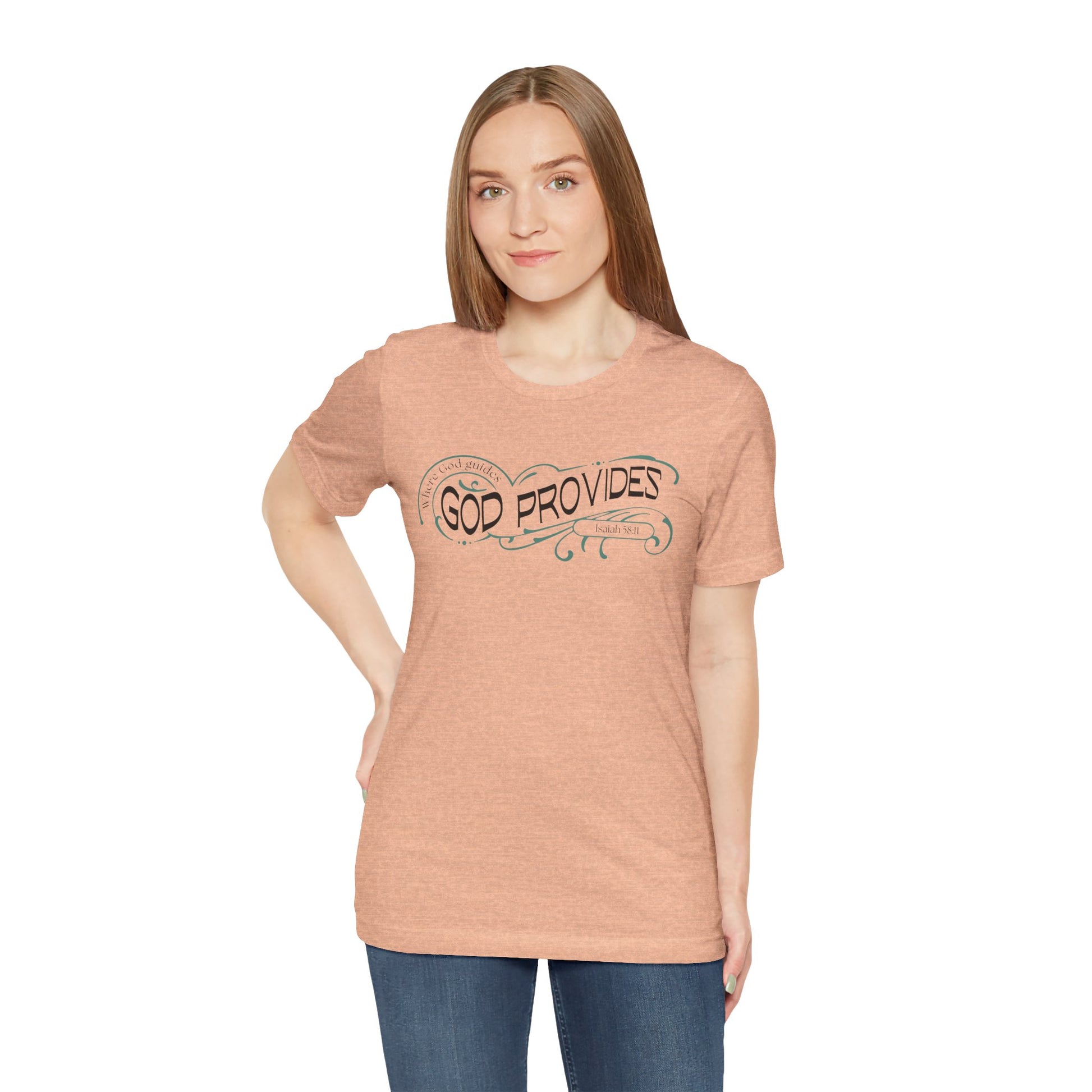 God Provides T-Shirt — Inspirational Christian Faith Tee