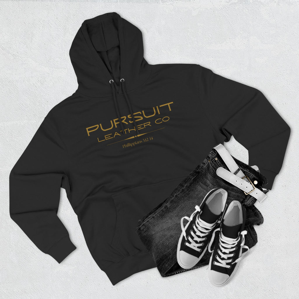 Pursuit Leather Fleece Hoodie