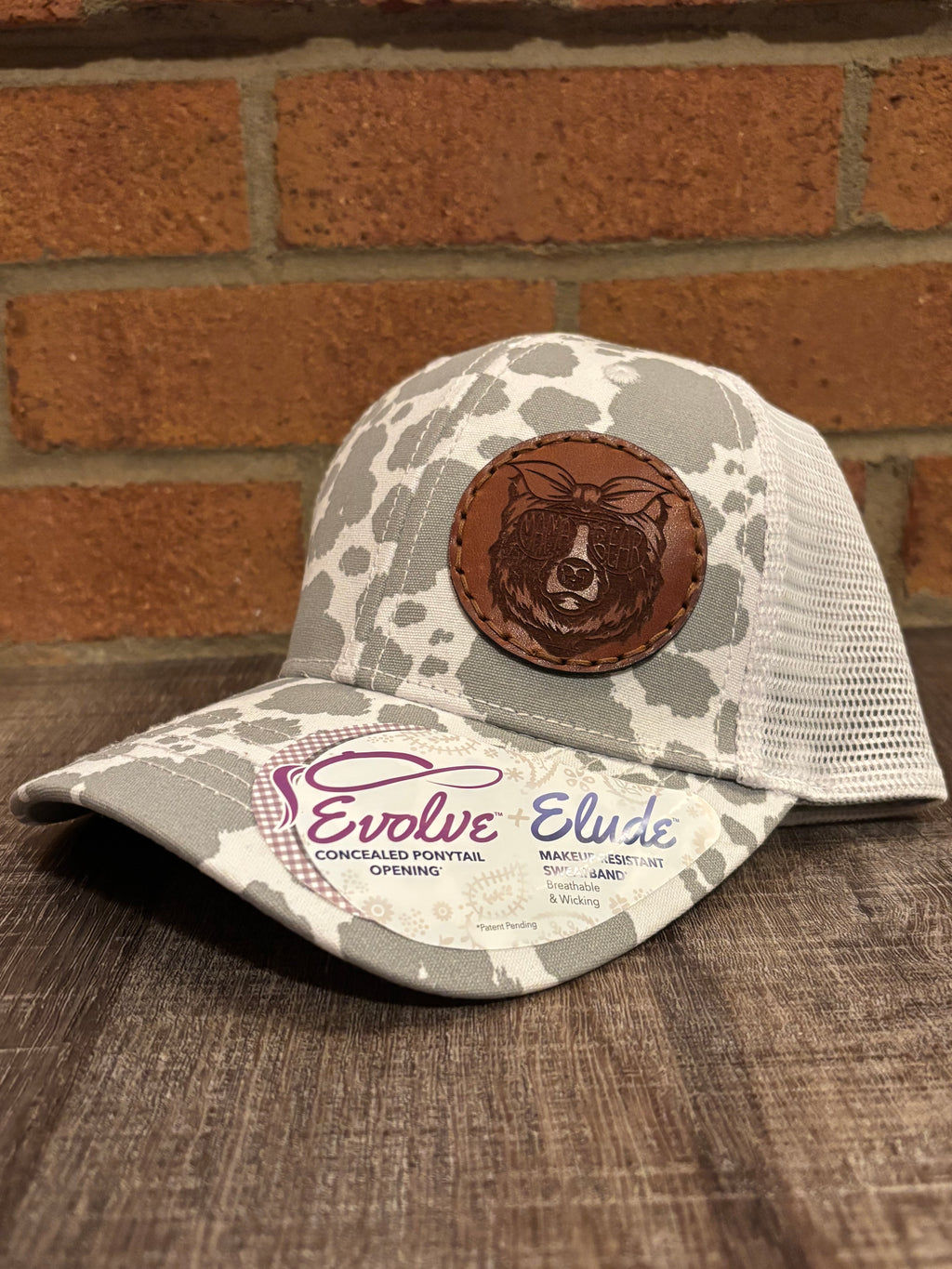 Mama Bear Ponytail Hat