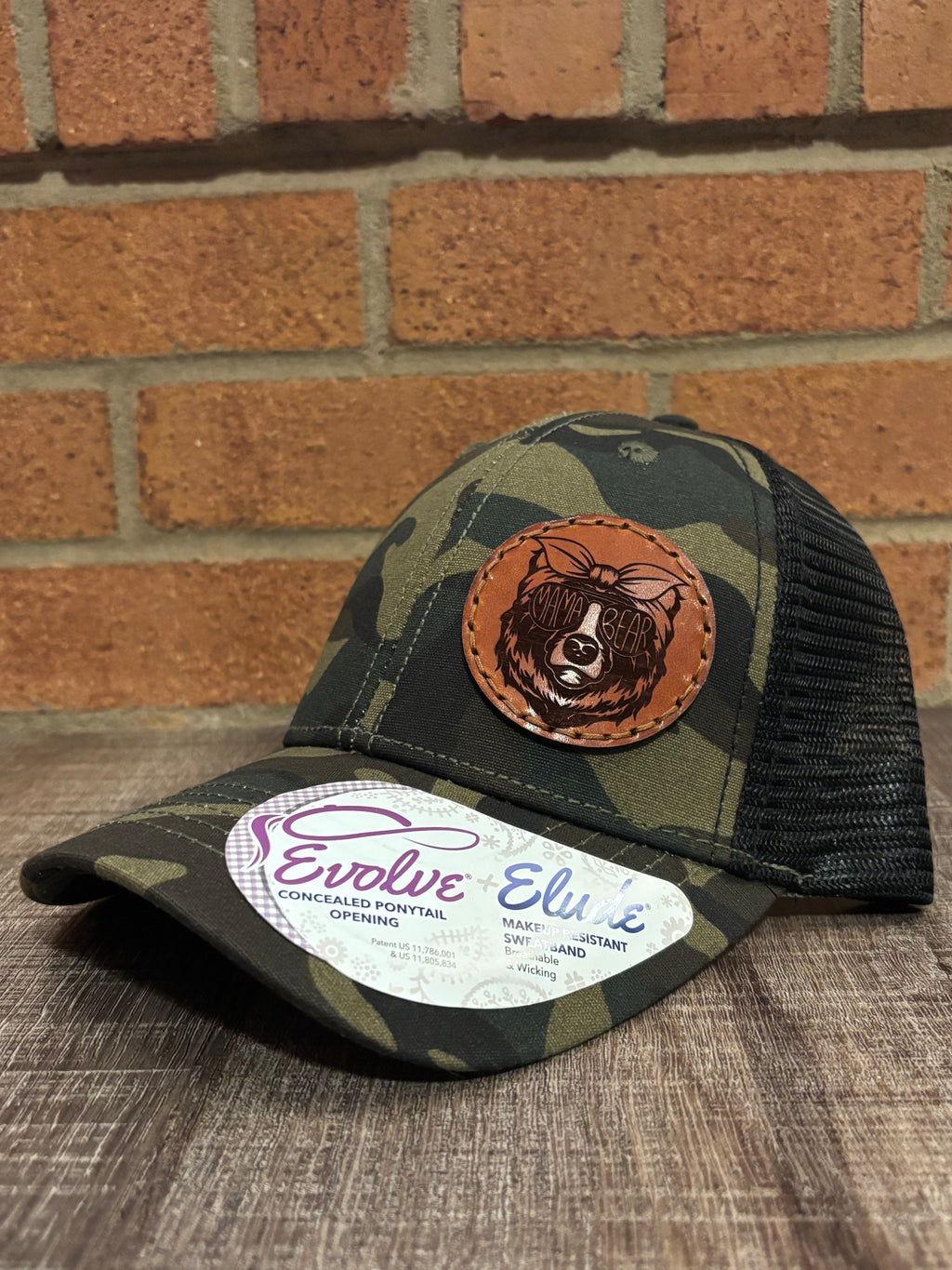 Mama Bear Ponytail Hat