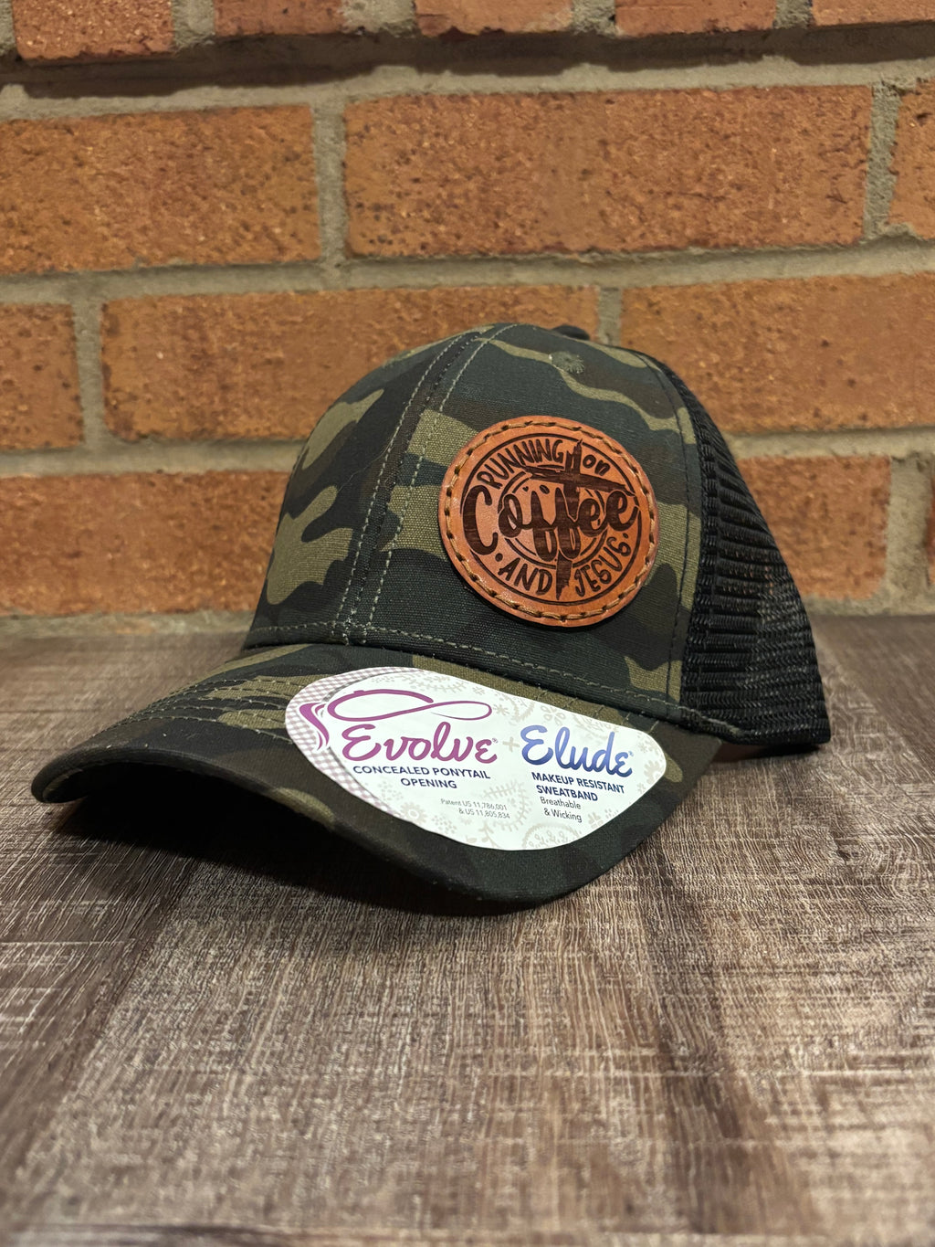 Coffee and Jesus Ponytail Hat