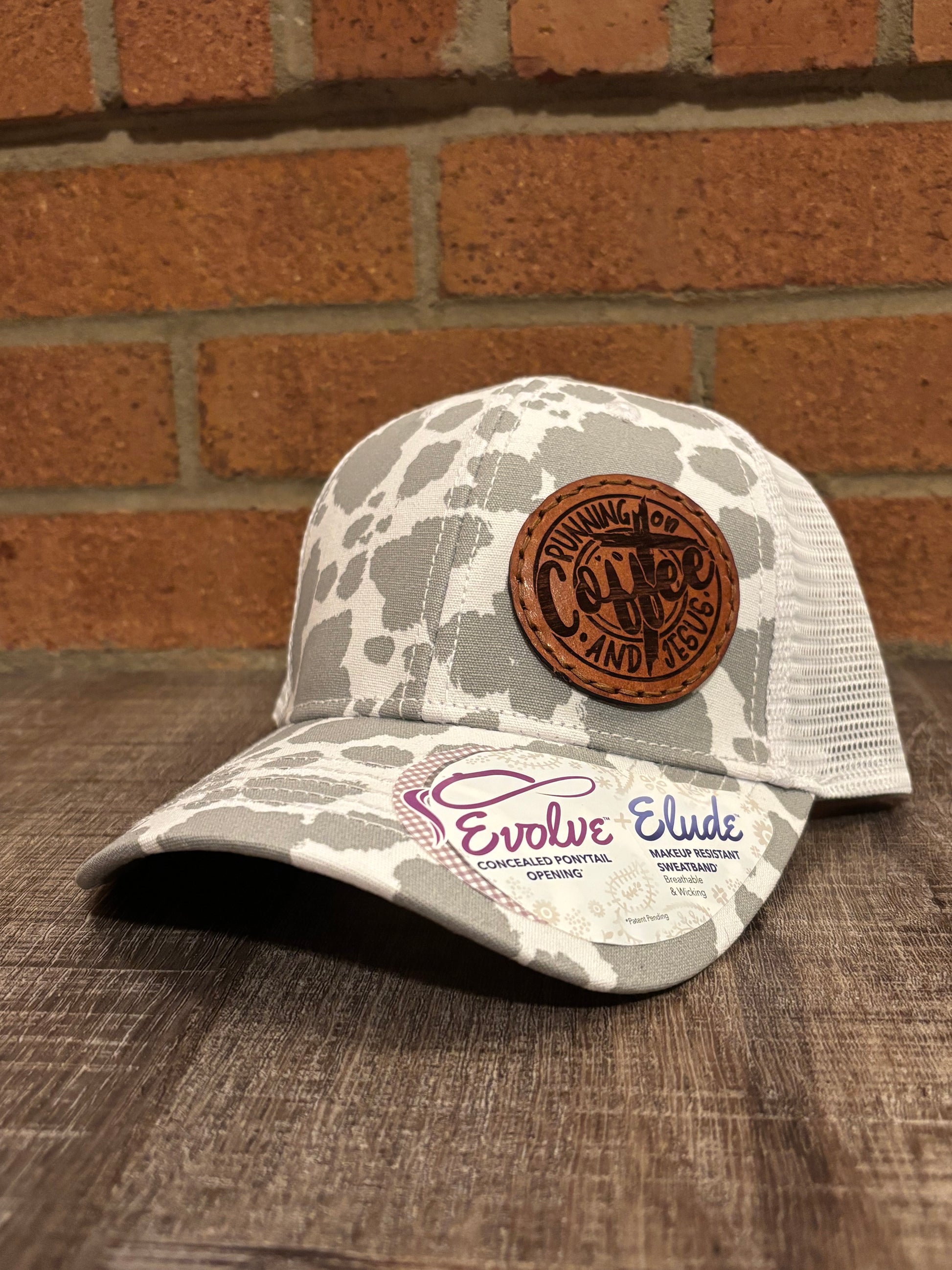 Coffee and Jesus Ponytail Hat