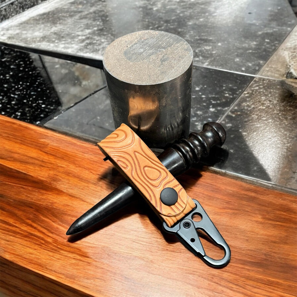 Topographical Keychain
