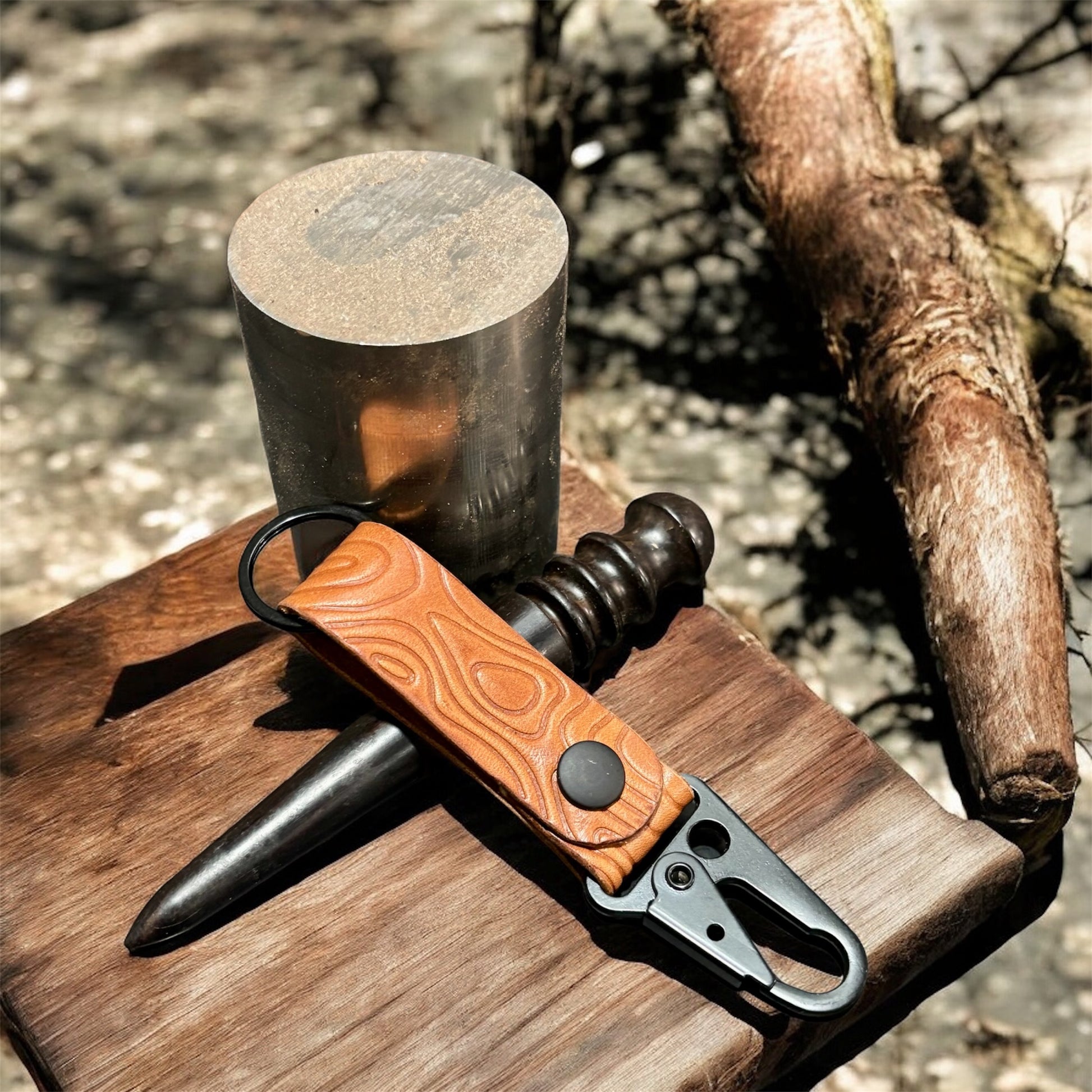 Topographical Keychain