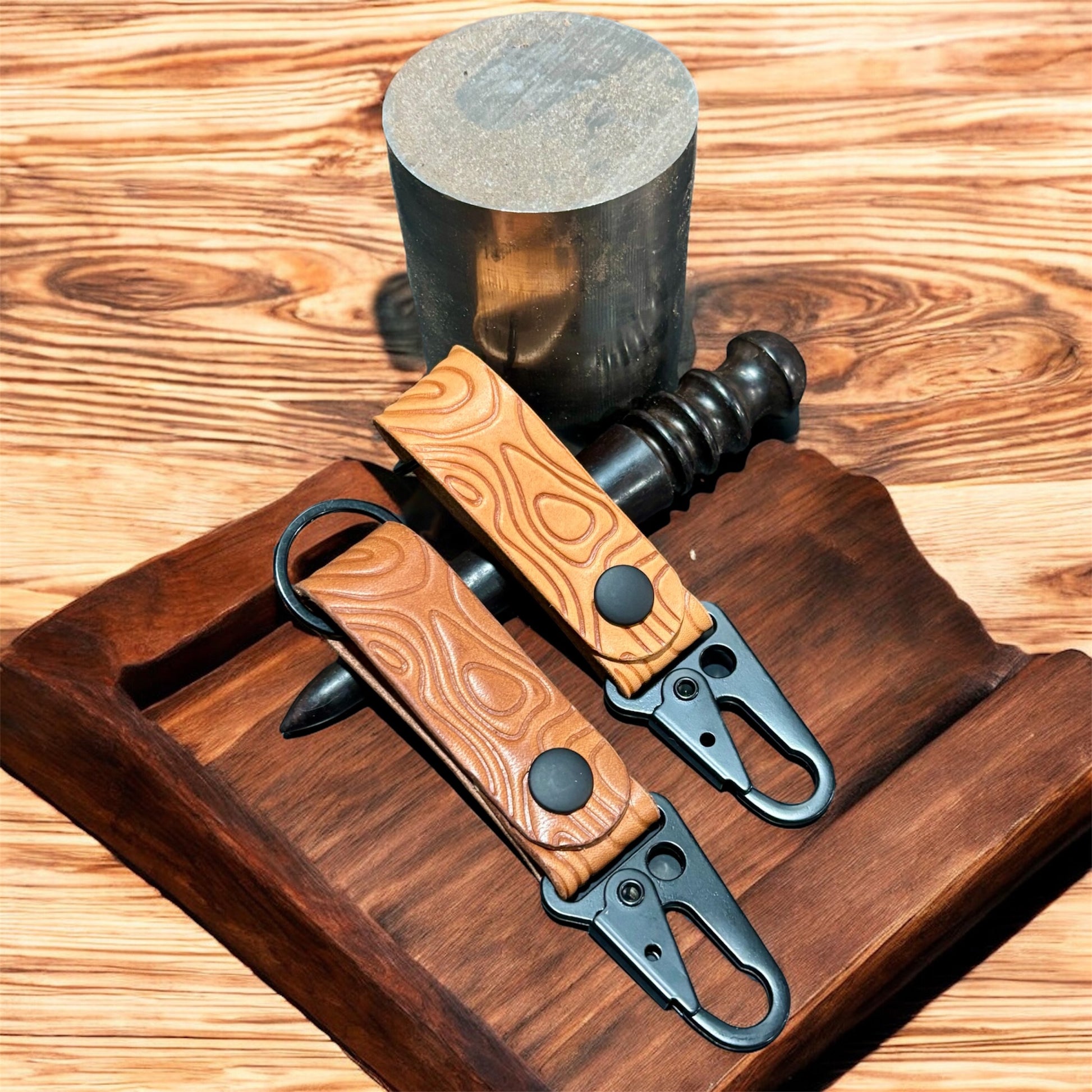 Topographical Keychain
